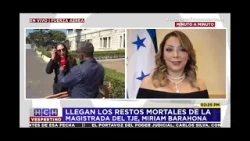 Llegan a TGU los restos de la magistrada Miriam Barahona, tras su fallecimiento en EE.UU.