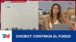 Incendios en Chubut: sin pronóstico de lluvias, se complica el panorama