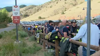 Firefighters climb Red Rocks stairs to honor 9/11 heroes