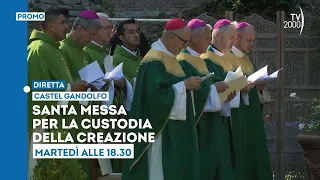Pope Leo XIV, Mass for the Custody of Creation - Tuesday, September 1st at 6:30 PM on TV2000
