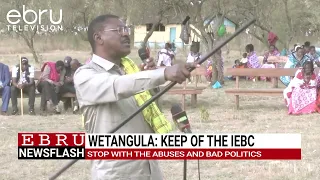 Speaker Wetang’ula urges the opposition to end abusive and divisive politics.#ebrunews