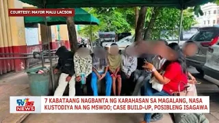 7 kabataang nagbanta ng karahasan sa Magalang, nasa kustodiya na ng MSWDO | CLTV36 News Clip