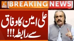 Ali Amin Gandapur Contacts Federal Ministers | Breaking News | GNN