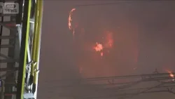 家具製造会社が入るビルで火災　大阪・松原市(2026年1月25日)