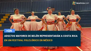 Seniors from Belén to represent Costa Rica at a folk festival in Mexico
