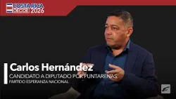 Carlos Hernández, candidato a diputado por Puntarenas | Partido Esperanza Nacional