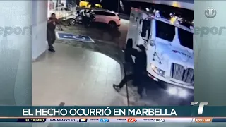 Criminals stage violent armored truck heist in Marbella