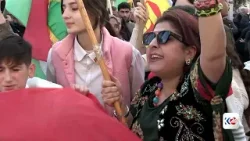 له‌ رۆژئاوای كوردستان خۆپیشاندان بۆ پشتیوانیكردنی هه‌رێمی كوردستان به‌ڕێوه‌چوو