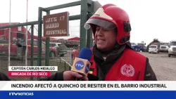 Incendio afectó bodega en Barrio Industrial de Punta Arenas y movilizó varias compañías de Bomberos