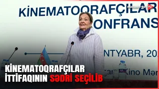 Xalq artisti Şəfiqə Məmmədova Azərbaycan Kinematoqrafçılar İttifaqının yeni sədri seçilib