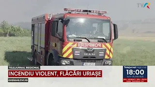 VIOLENT FIRE, HUGE FLAMES
