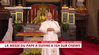 The "Lord's Prayer" recited by Pope Leo XIV at the Catholic University of Paris