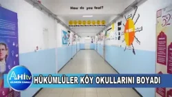 Hükümlüler Köy Okullarını Boyadı