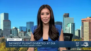 Skywest flight diverted at DIA after non-credible threat