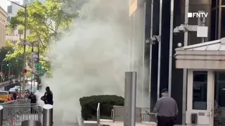 Suspect in custody for setting off fireworks outside Federal Plaza