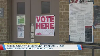 After strong start, total turnout for election was at record low