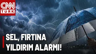 Hava 6-8 Derece Birden Soğuyacak! Fırtına ve Kuvvetli Sağanak Geliyor!