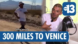 Paralympian Mohamed Lahna Nears Finish of Triathlon Across America