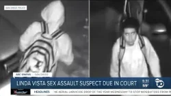 Suspect in Linda Vista sexual assault case to appear in court