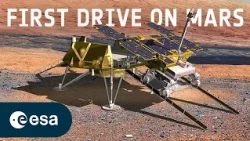 Preparing Rosalind Franklin rover for a first drive on Mars