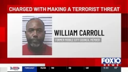 Former Mobile City Council member arrested on terrorist threats charges