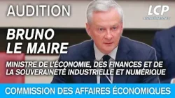 Bruno Le Maire est auditionné par la commission des Affaires économiques à l'Assemblée - 07/05/2024