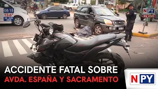 Fatal accident on España and Sacramento Avenues