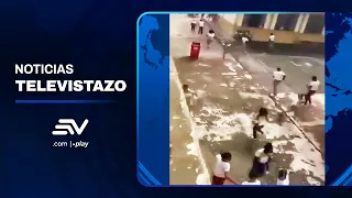Shooting outside school sparks panic in San Lorenzo, Esmeraldas | Televistazo | Ecuavisa