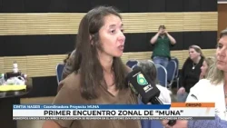 Florencia Knetteman Cintia Naser   Primer encuentro zonal de la red 'MUNA' en Crespo
