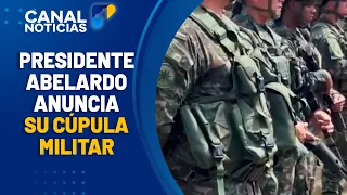 Abelardo de la Espriella nombra nueva cúpula militar y declara emergencia | Noticias Canal 1