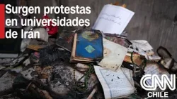 Surgen protestas en diversas universidades de Irán