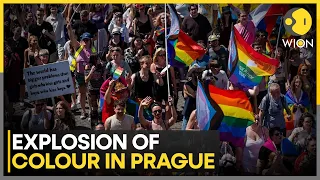 Thousands Join Prague Pride Parade | Peaceful March Draws Celebration and Counterprotests