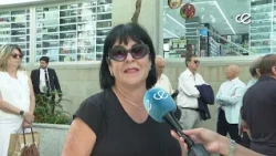 Hundreds of Ceutíes attend the grassroots flag-swearing ceremony