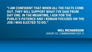 Newly elected commissioner responds after recent arrest