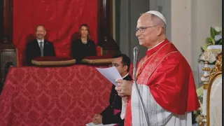 Pope Leo XIV greets the sick and the poor and celebrates two masses in Rimini
