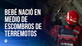 Baby born in the rubble following earthquakes in Venezuela