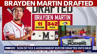 Brayden Martin selected by Toronto Blue Jays in 2026 MLB Draft