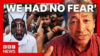 Sonam Wangchuk: Modi weakened ‘terribly’ by India's cockroach protests | BBC News