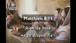 Matthew 8:11 - Nothing by default disqualifies you! - VERSE OF THE DAY - Prophet Elisée Kouakou