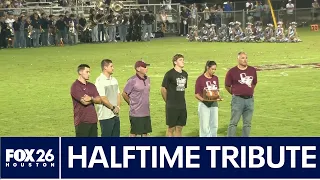 East Bernard community honors fallen coach, wife