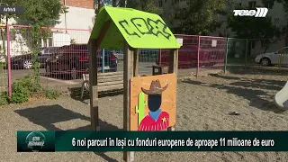 6 new parks in Iași with nearly 11 million euros in European funding