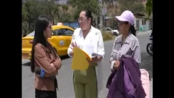 Students at Adolfo Valarezo Educational Unit attend classes in deplorable facilities