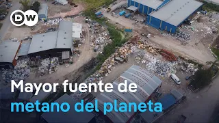 The landfill that emits the most methane is in Buenos Aires