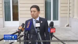Le représentant chinois du commerce s'adresse aux médias après les consultations à Paris