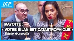 Heated exchange between Estelle Youssouffa and Laurent Nuñez regarding Mayotte at the National As...