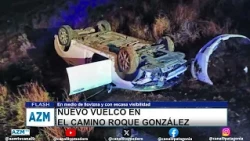 Another Rollover on Roque González Road