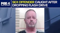 Сексуальный преступник арестован после того, как выбросил незаконно хранившуюся флешку.
