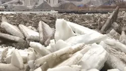 Flood warning: Massive ice jam causing concern in Lake County