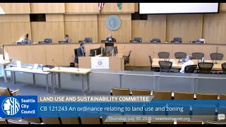 Land Use and Sustainability Committee 7/30/2026