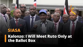 Kalonzo: I Will Meet Ruto Only at the Ballot Box